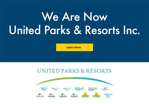 United Parks and Resorts: A United Way to Experience the Best Theme Parks and Resorts