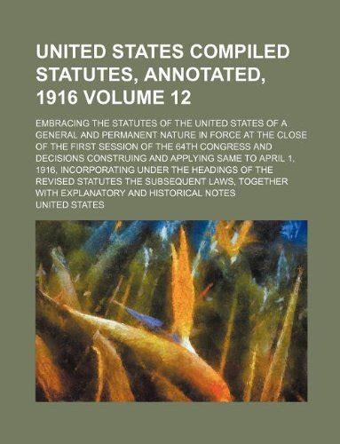 United States Compiled Statutes Reader