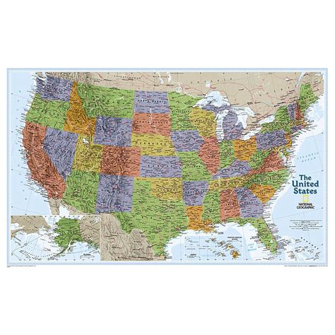 United States Explorer Wall Map PDF