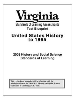 United States History To 1865 - Vdoe :: Virginia ... PDF PDF