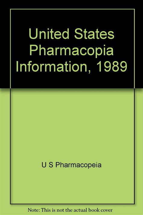 United States Pharmacopia Information Doc