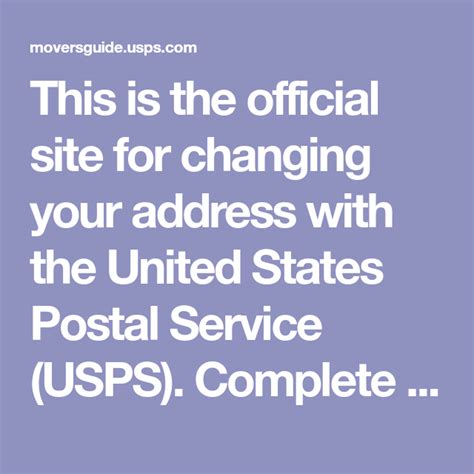 United States Postal Service Change of Address: Everything You Need to Know