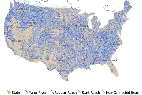 United States Rivers Map: 10,000+ Miles of Watery Wonders