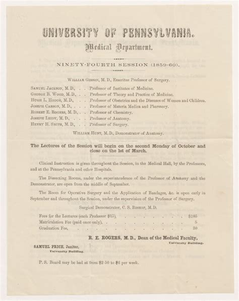 Univ. of Pennsylvania Medical Bulletin; Volume I-XXIII. October Doc