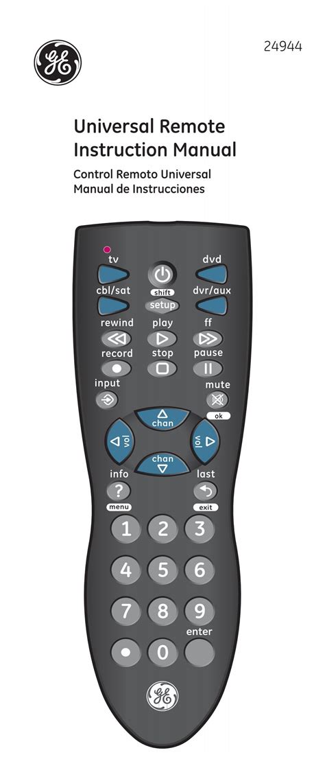 Universal Remote Instruction Manual Jasco Products Ebook Doc