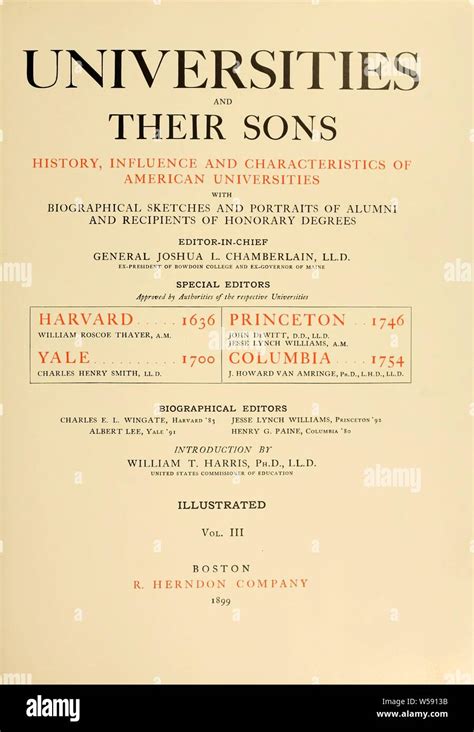 Universities and Their Sons History Influence and Characteristics of American Universities With Biographical Sketches and Portraits of Alumni and Recipients of Honorary Degrees Volume 3 Epub