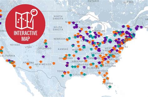 Universities in America Map: Exploring Higher Education in the United States