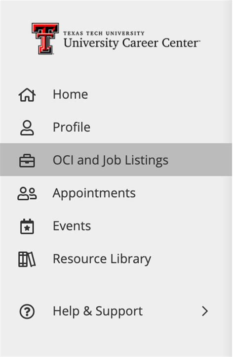 University Career Center Ttu