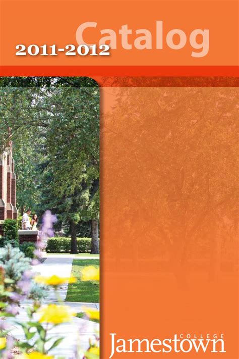 University Of Jamestown Course Catalog