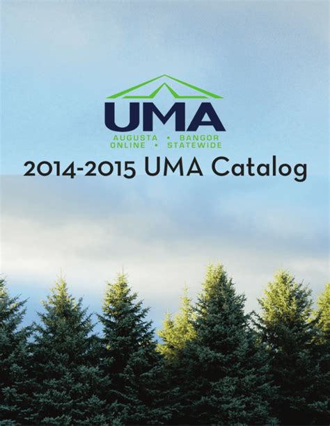 University Of Maine Augusta Course Catalog