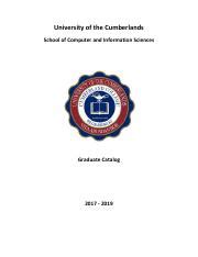 University Of The Cumberlands Graduate Course Catalog