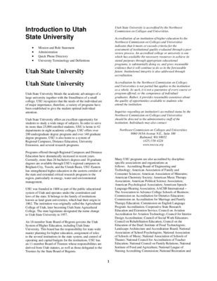 University Of Utah Course Catalog Fall 2014