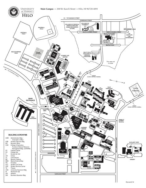 University of Hawai'i at Hilo Map: Your Campus Guide