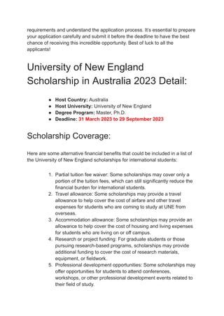 University of New England Scholarships: A Comprehensive Guide to Achieving Your Education Goals