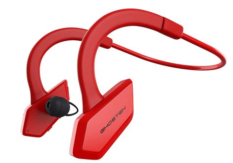 Uniway Definiation Headphones Sweatproof Bluetooth Red Doc