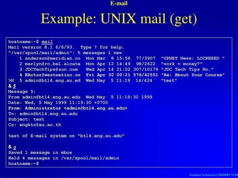 Unix : The Minimal Manual Mail PDF