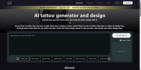 Unleash Your Artistic Vision with AI-Powered Tattoo Design