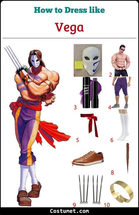 Unleash Your Inner Claw: Crafting the Ultimate Vega Street Fighter Costume