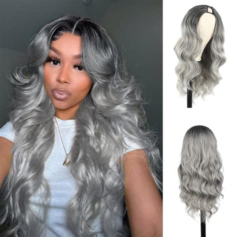 Unleash Your Inner Glamour with Our Enchanting Platinum Grey Wigs