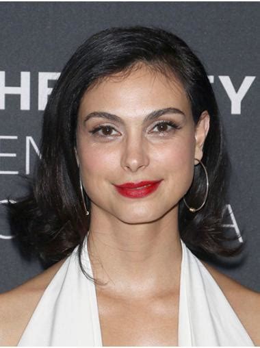 Unleash Your Inner Siren: Wavy 14" Shoulder Length Black Synthetic Morena Baccarin Wigs for 2025