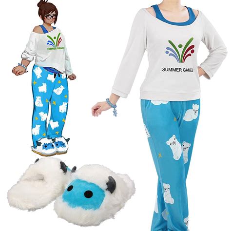 Unleash Your Inner Snow Queen with Enchanting Mei Overwatch Pajamas