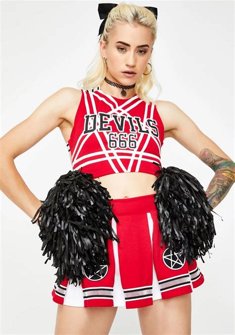 Unleash Your Inner Temptation: The Allure of the Devil Cheerleader Costume