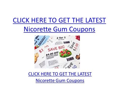 Unleash Your Quitting Power: A Guide to Nicorette Gum Coupons and $10 Savings