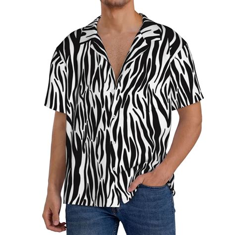 Unleash Your Wild Style with the Captivating Zebra Men's Shirt