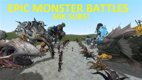 Unleash the Fury of Epic Monster Battles