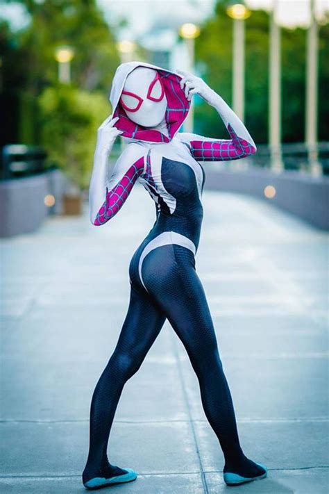 Unleash the Power: An Ode to Spider-Gwen's Sexy and Enchanting Cosplay