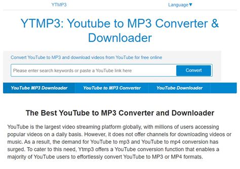 Unleash the Power of Music: Convert YouTube to MP3 with Unmatched Precision and Efficiency