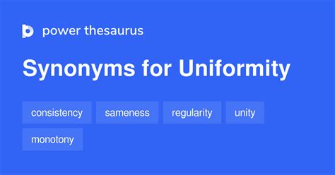 Unleash the Power of Precision: Mastering Uniformity Synonyms for Flawless Communication