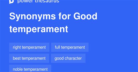 Unleash the Power of Words: Your Ultimate Temperament Thesaurus