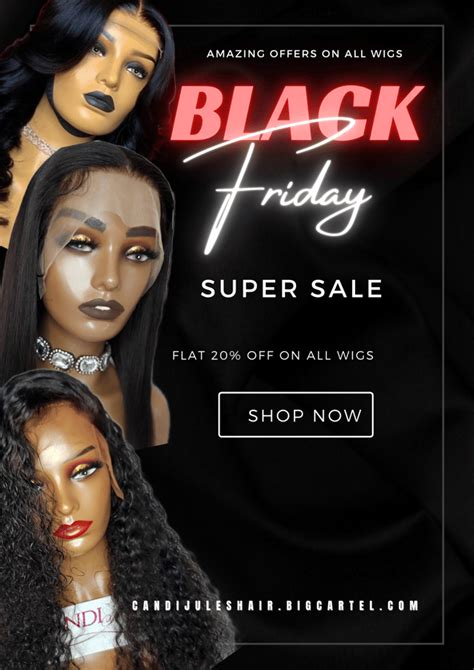 Unleashing Black Friday's Wig Wonders