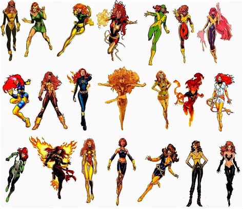 Unleashing the Enigmatic Phoenix: A Comprehensive Tribute to Jean Grey's X-Men Costume Evolution