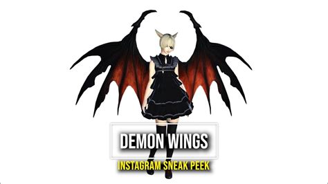 Unleashing the Infernal Grace of FFXIV Demon Wings