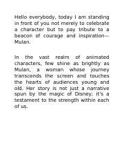 Unleashing the Power Within: Mulan's Sword as a Catalyst for Courage and Resilience