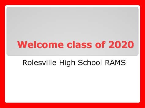 Unleashing the Rams: A Comprehensive Guide to Rolesville High School