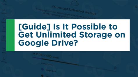 Unlimited Storage: