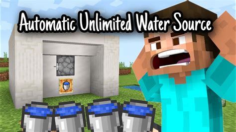 Unlimited Water Source: