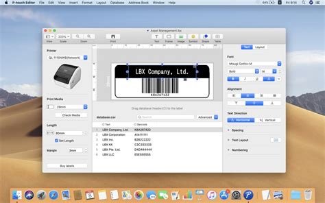 Unlock Efficiency and Organization with Brother's P-touch Editor 5.4: A Powerful Tool for Streamlining Your Labeling Needs