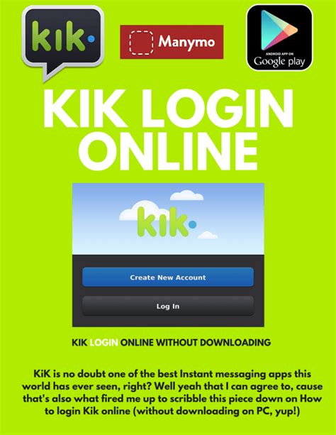 Unlock Endless Connections with kik web login