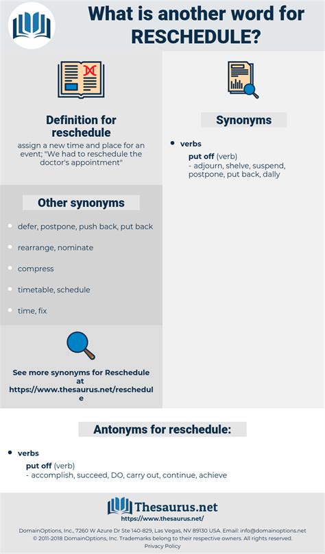 Unlock Flexibility: A Comprehensive Guide to Replanning with Our Reschedule Thesaurus