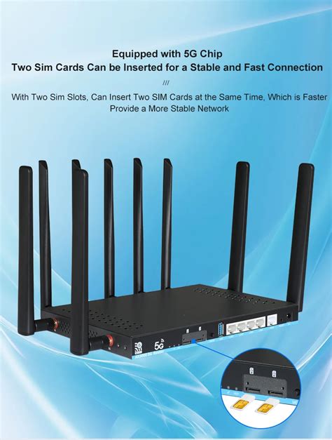 Unlock Limitless Connectivity with a Router with SIM Card Slot