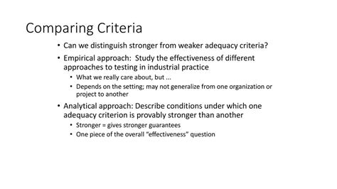 Unlock Stronger Theories: Demystifying the Criteria of Adequacy