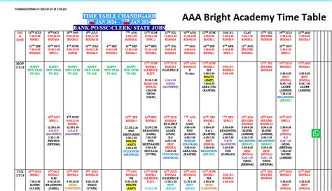 Unlock Success with the Bright Academy Time Table: Plan Your Path to Educational Achievement