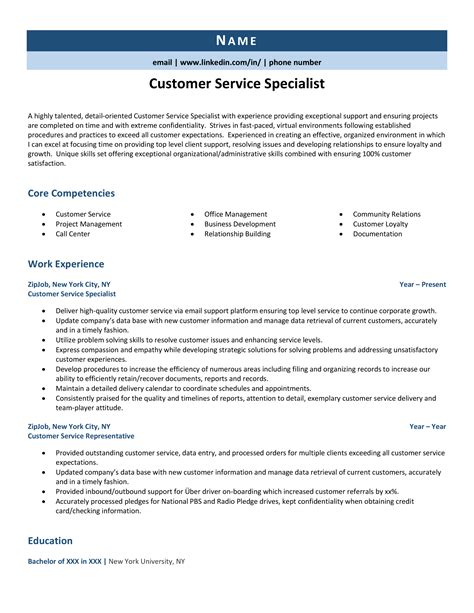 Unlock Your Customer Service Resume Potential with Our Unparalleled Guide