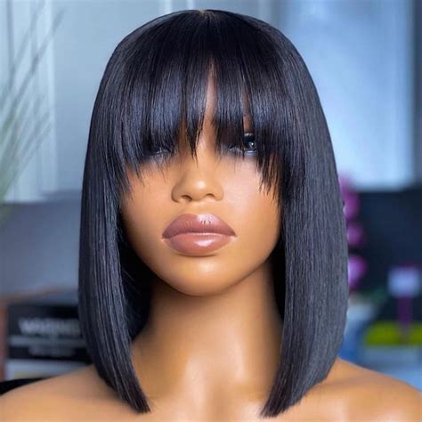 Unlock Your Style with the Stunning Bob Bangs Wig