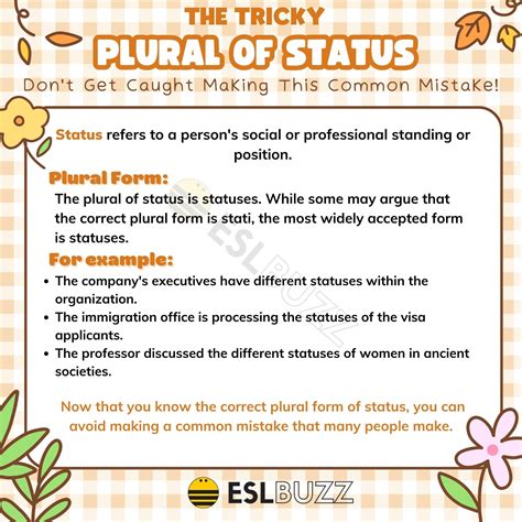 Unlock the Plural Form of Status: Enhance Your Business Presence