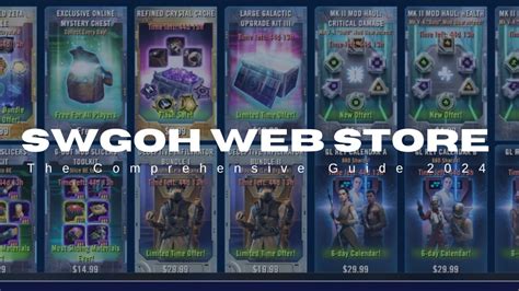 Unlock the Power and Value of the SWGOH Web Store: A Comprehensive Guide